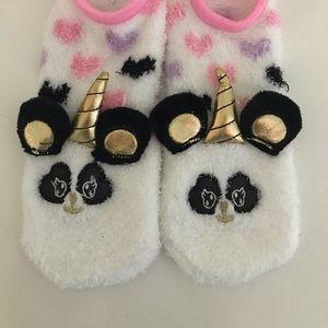 Justice Pandacorn slippers